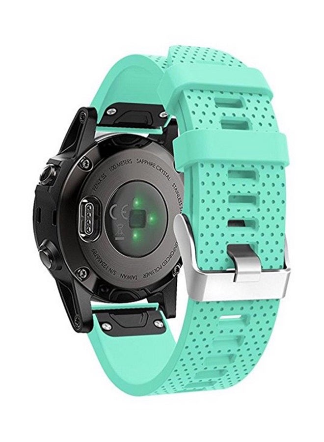 ISank Replacement Smart Watch Band For Garmin Fenix 5S GPS Mint Green - Image 3