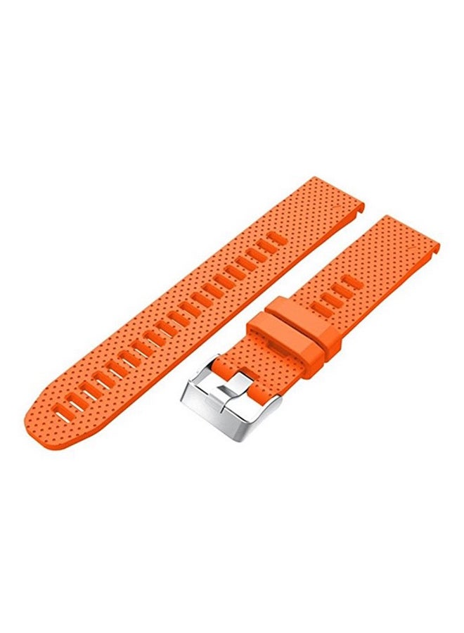 ISank Replacement Smart Watch Band For Garmin Fenix 5S GPS Orange - Image 2