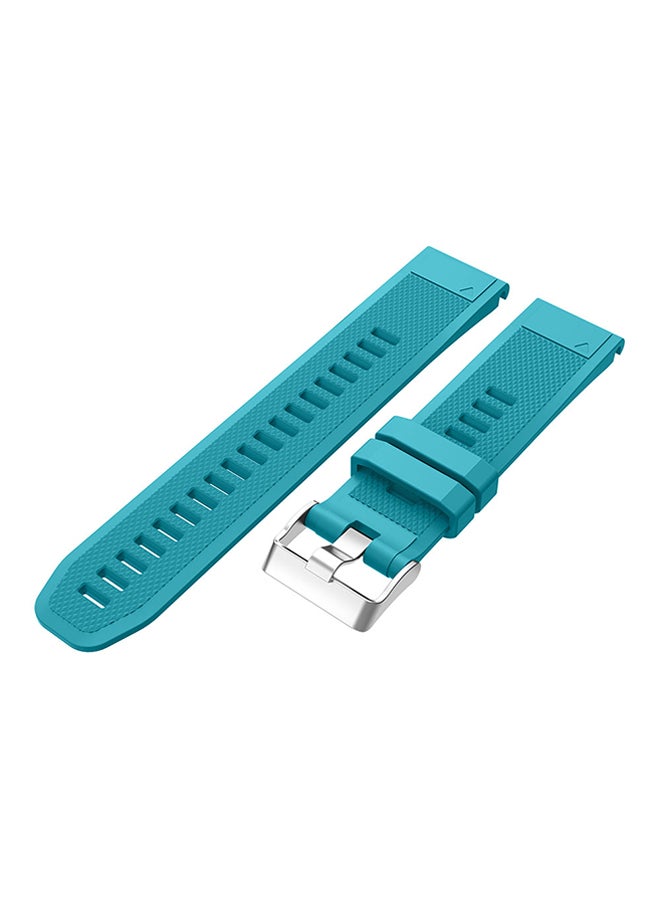 ISank Replacement Smart Watch Band For Garmin Fenix 5 Light Blue - Image 2