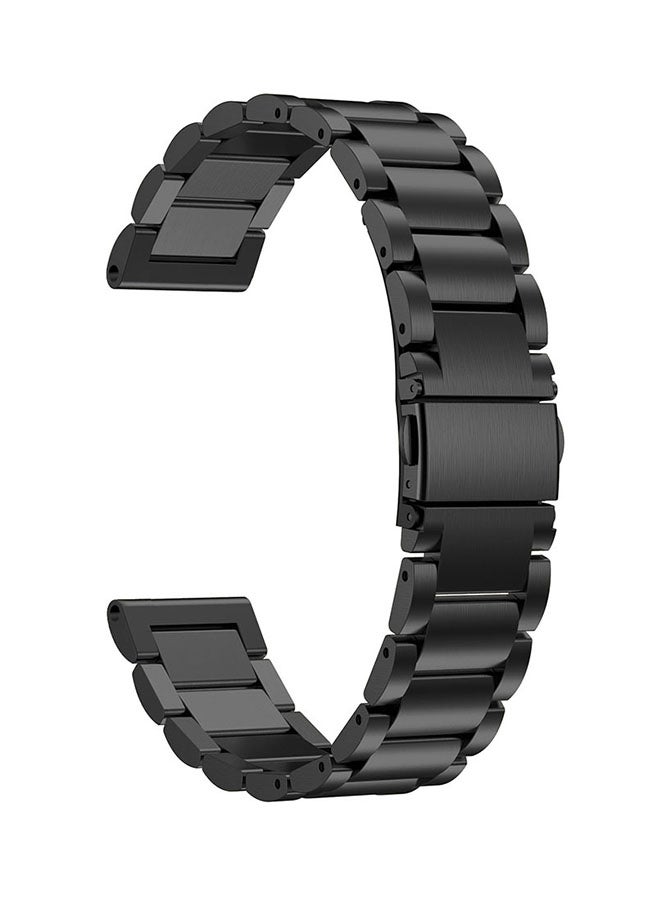 ISank Replacement Smart Watch Band For Garmin Fenix 5 GPS Black - Image 1