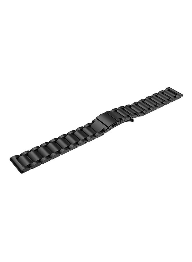 ISank Replacement Smart Watch Band For Garmin Fenix 5 GPS Black - Image 2