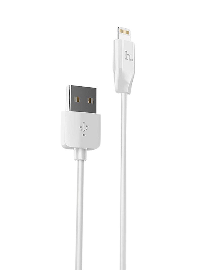 Hoco - Rapid Charging Cable For Apple iPhone White - Image 1