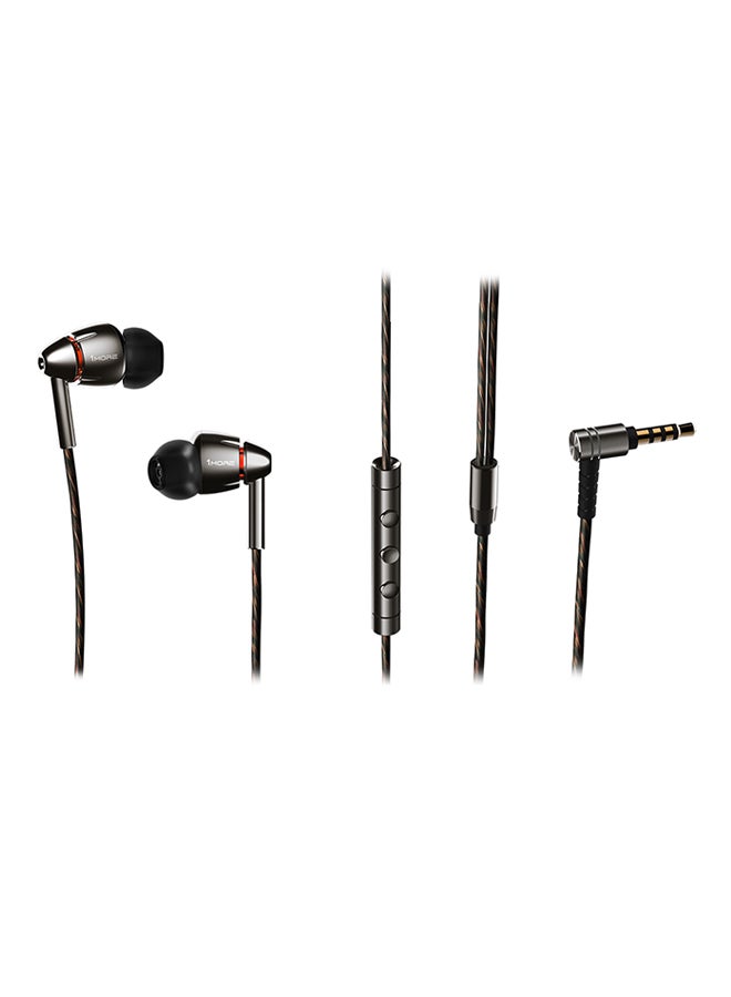 1MORE Quad Driver In-Ear Headphone With Mic Black