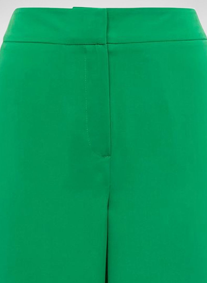 نيو لوك بنطال بقصة رجلين واسعتين مع خط جانبي أخضر - Image 4