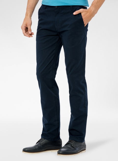 Classic Style Regular Fit Chinos Navy