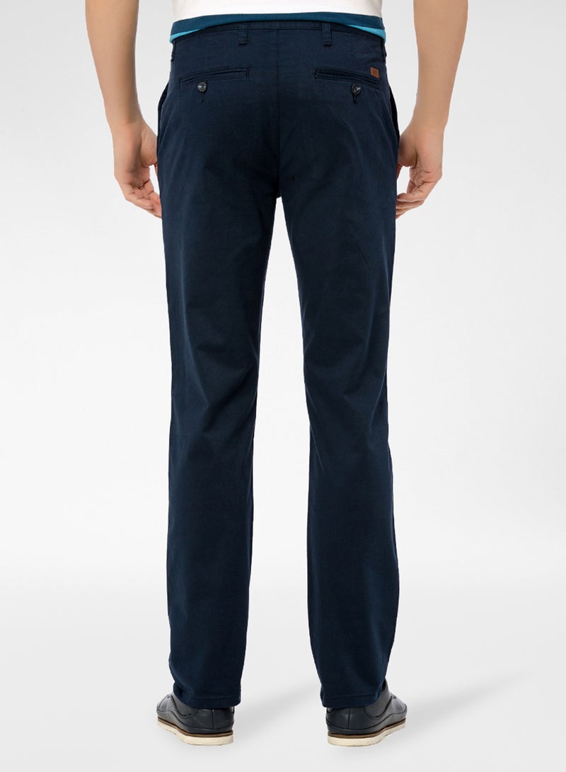 LC WAIKIKI - Classic Style Regular Fit Chinos Navy - Image 1