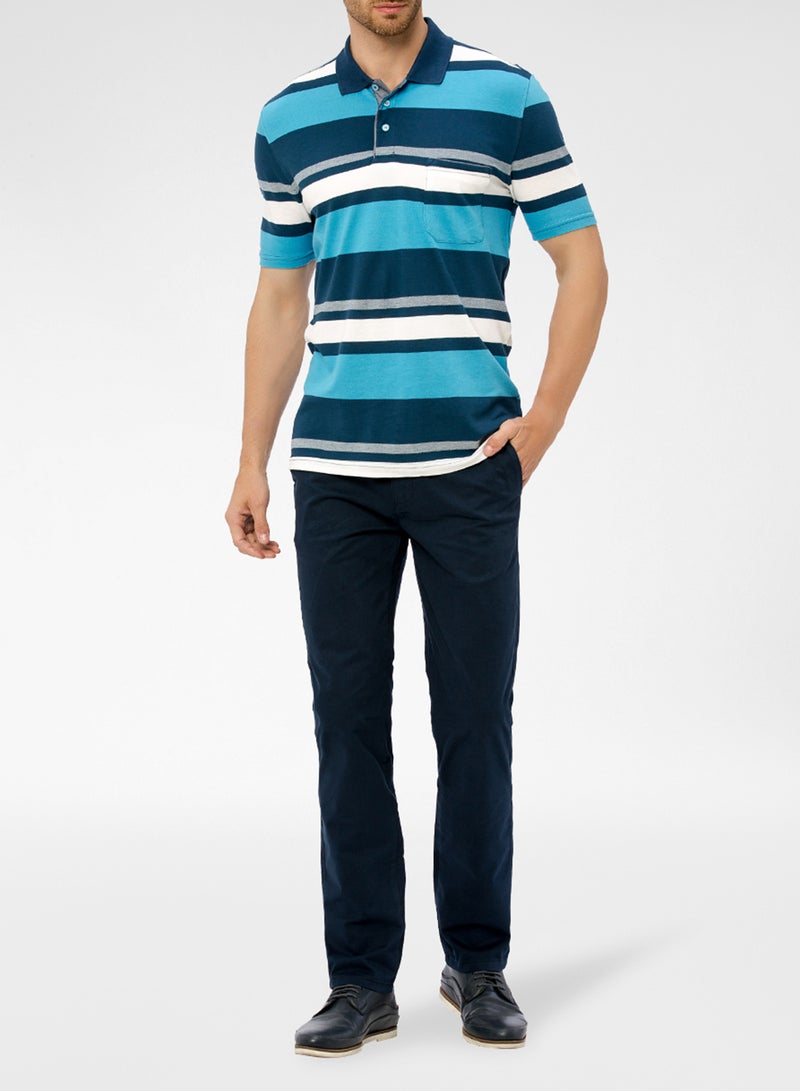 LC WAIKIKI - Classic Style Regular Fit Chinos Navy - Image 1