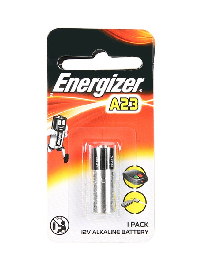 Energizer A23 Long Lasting Battery Silver/Black - Image 1