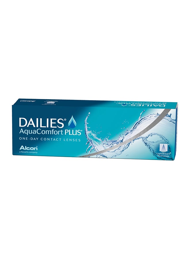 Alcon - Pack Of 30 AquaComfort Plus Daily Disposable Clear Lenses - Image 1
