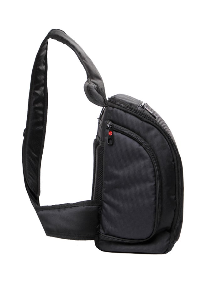 Crossbody Camera Bag For GoPro/SJCAM/Nikon/Canon/Xiaomi Xiaoyi YI/Apple/Samsung/Huawei Black/Orange  - Image 2