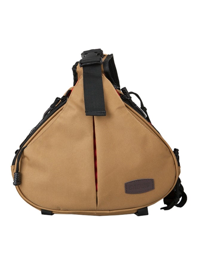 Tscope Crossbody Camera Bag With Rain Cover For Canon/Nikon/Sony K1 Khaki - Image 1