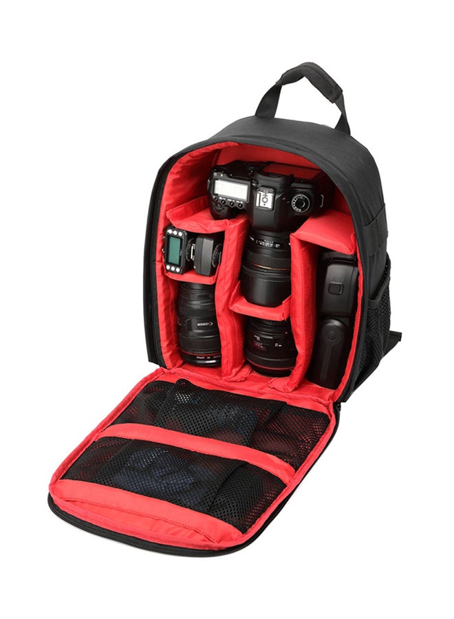 Camera Backpack For GoPro/SJCAM/Nikon/Canon/Xiaomi/Xiaoyi YI/Apple iPad/Samsung/Huawei Black/Red - Image 5