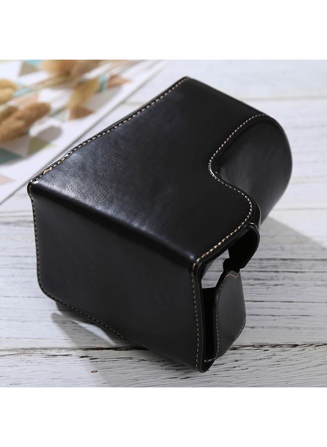 Generic Camera Case With Strap For Sony ILCE-6500/A6500 Black  - Image 3