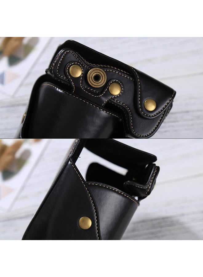 Camera Case With Strap For Sony ILCE-6500/A6500 Black