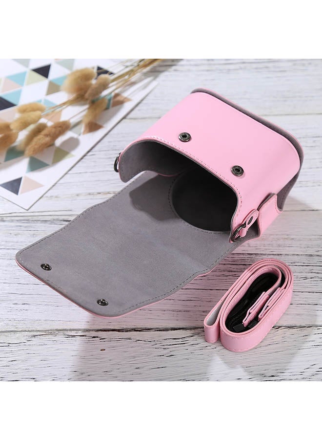 Generic Camera Case With Strap For Fujifilm Instax Mini 90/25/7/8/9 Pink  - Image 3