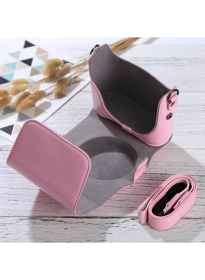 Generic Camera Case With Strap For Fujifilm Instax Mini 90/25/7/8/9 Pink  - Image 4