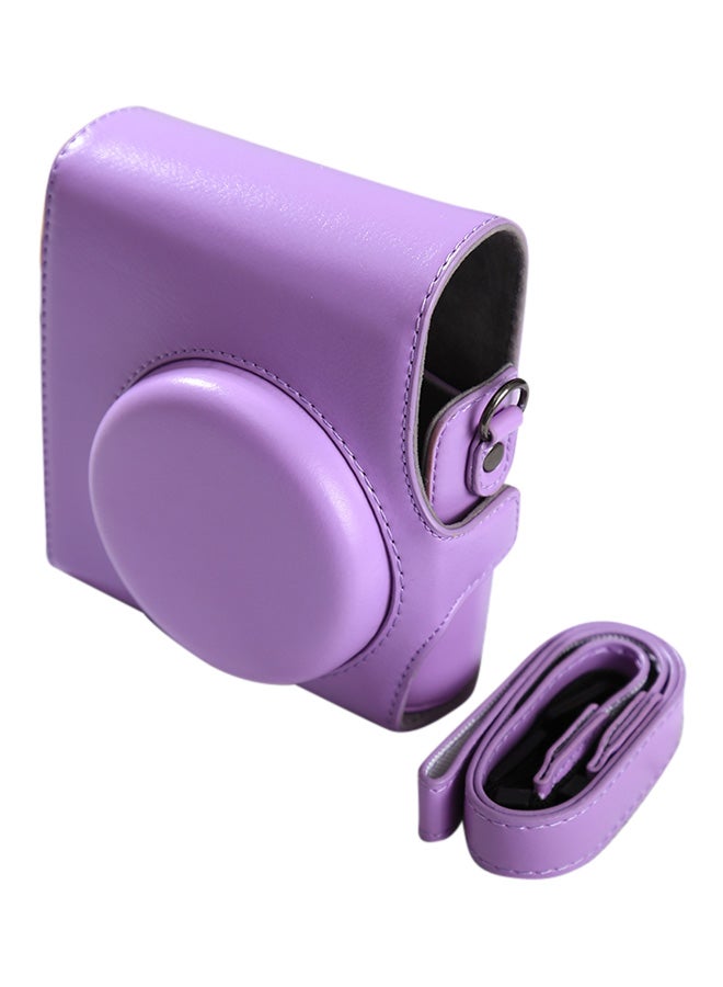 Generic Camera Case With Strap For Fujifilm Instax Mini 90/25/7/8/9 Purple  - Image 1