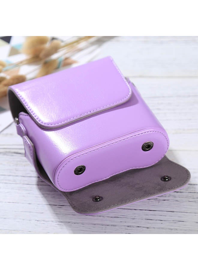 Generic Camera Case With Strap For Fujifilm Instax Mini 90/25/7/8/9 Purple  - Image 5