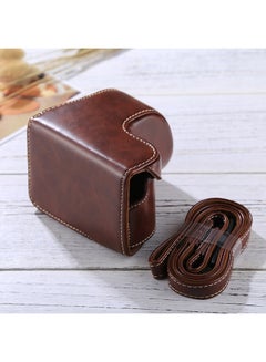 Generic Full Body Camera Case With Strap For Sony A5100/A5000/NEX-3N (16-50mm/40.5mm Lens) Coffee  - Image 3