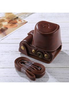Generic Full Body Camera Case With Strap For Sony A5100/A5000/NEX-3N (16-50mm/40.5mm Lens) Coffee  - Image 5
