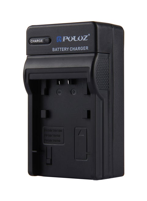 US Plug Battery Charger For Sony NP-FH50 / NP-FH70 / NP-FH100 / NP-FP50 / NP-FP70 / NP-FP90 / NP-FV50 / NP-FV70 / NP-FV90 Black