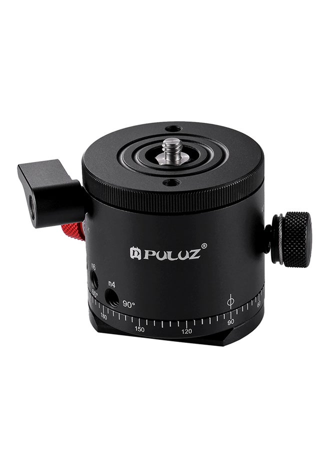 Panoramic Indexing Rotator Ball Head For Camera Tripod Head Black