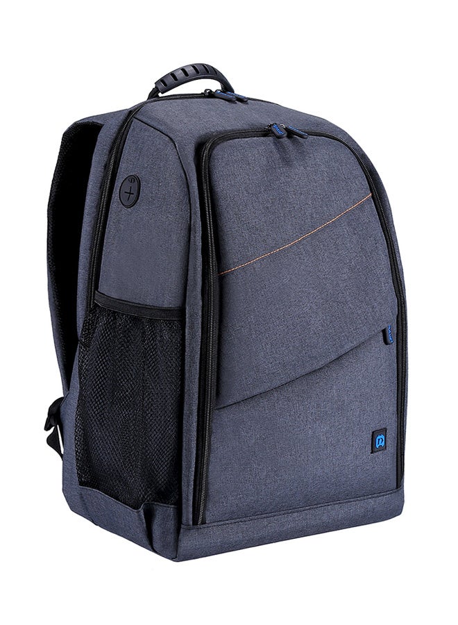 Waterproof Camera Backpack Grey/Orange - Image 1