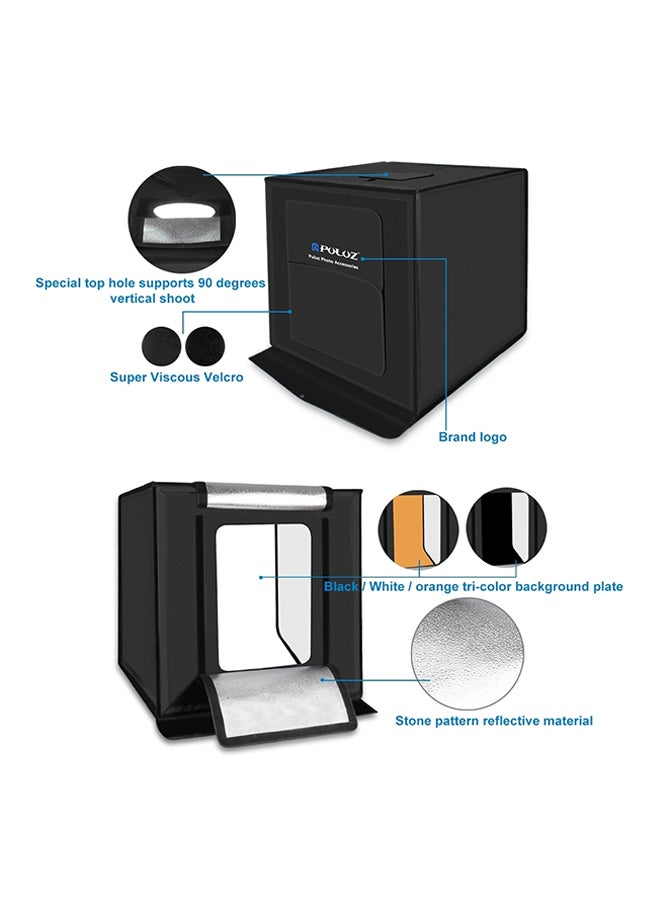 Foldable Studio Shooting Tent Box With EU Plug Black  - Image 3