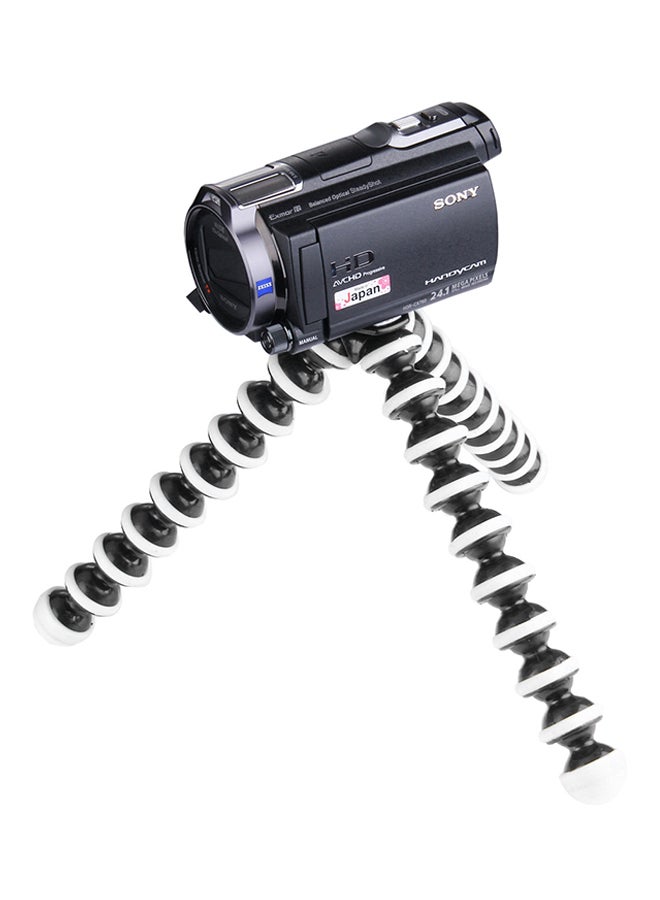 Flexible Grip Digital Camera Tripod Black/White - Image 3