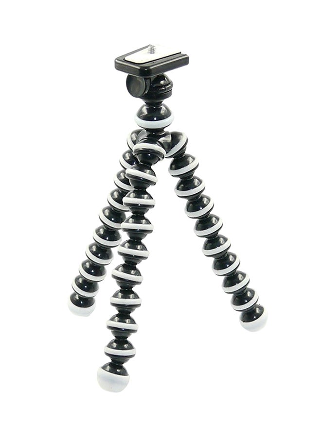 Flexible Grip Digital Camera Tripod Black/White - Image 1