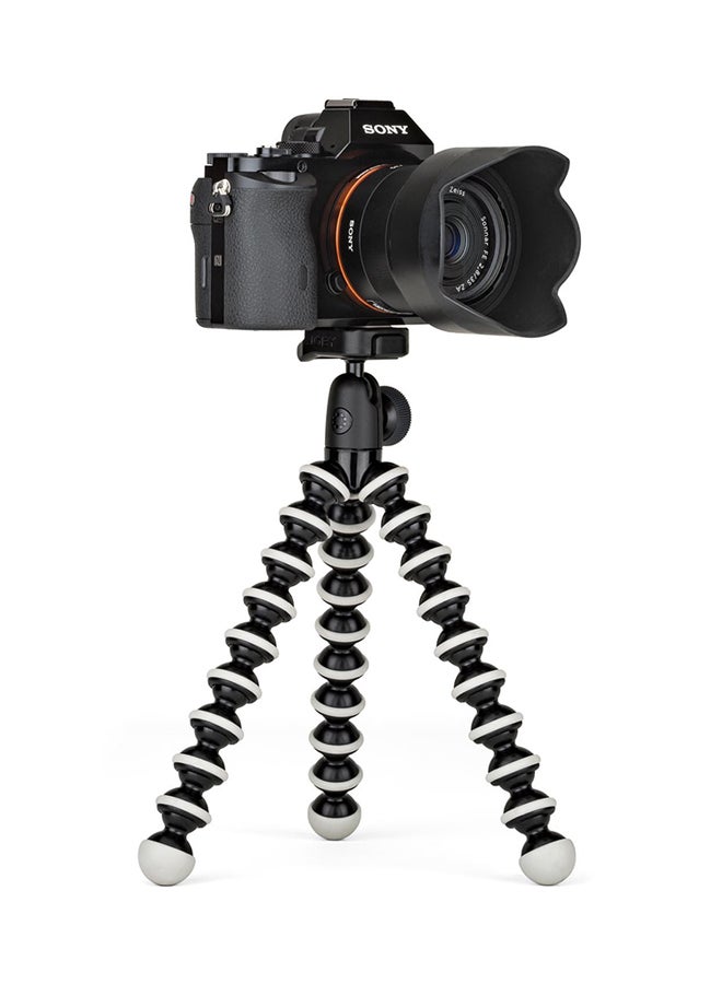 Flexible Grip Digital Camera Tripod Black/White - Image 2
