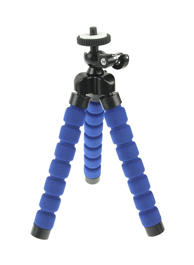 Flexible Octopus Bubble Tripod For Mobile Phone/Digital Camera Blue/Black  - Image 1