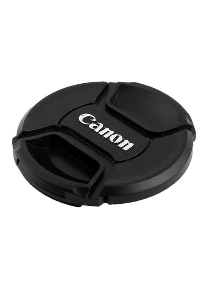 Generic Center Pinch Cap For Canon 67mm Lens Black  - Image 1