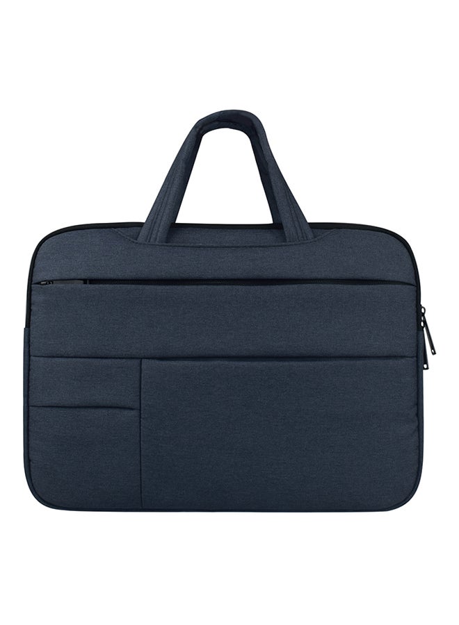 Polyester Laptop Bag For Macbook With Handle Dark Blue