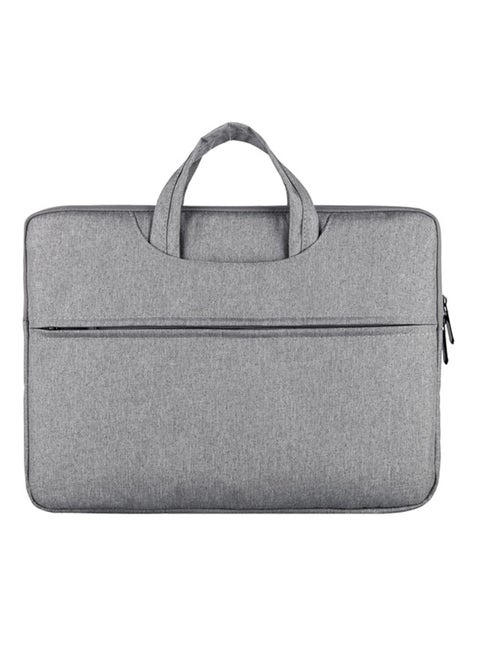 Polyester Laptop Briefcase With Handle Silver