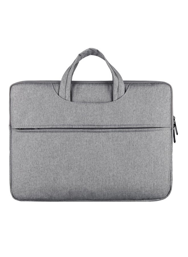 Generic - Polyester Laptop Briefcase With Handle Silver - Image 1