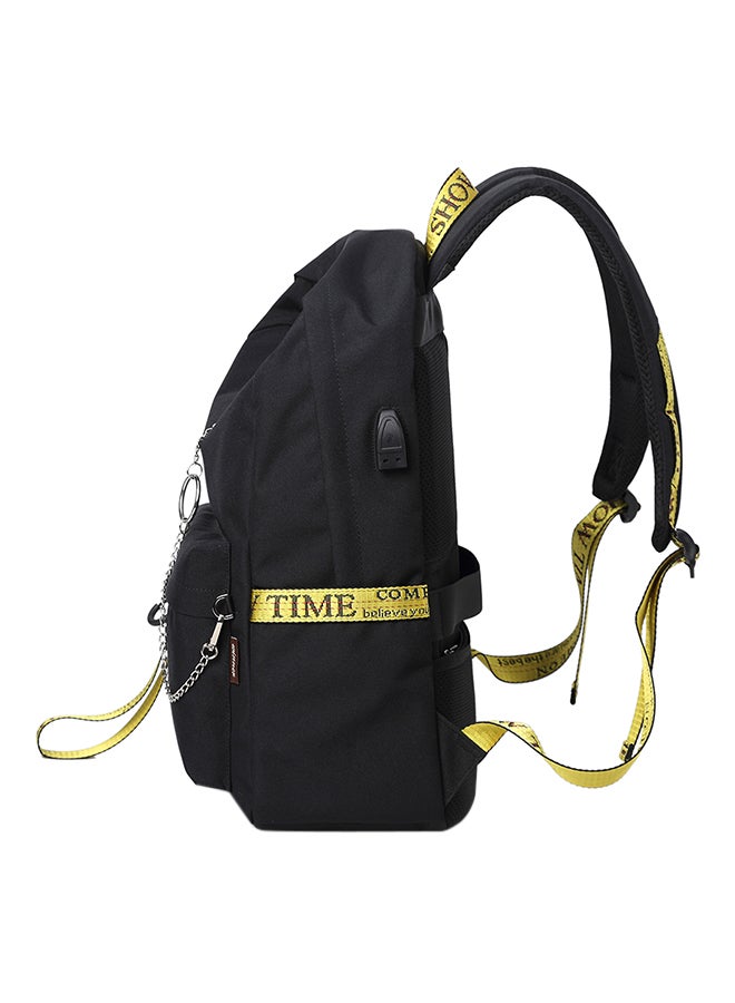 Lianz Polyester Daily Backpack Black - Image 3