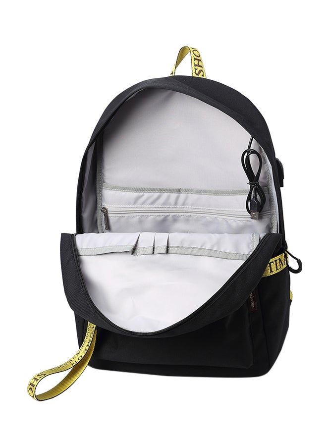 Lianz Polyester Daily Backpack Black - Image 4