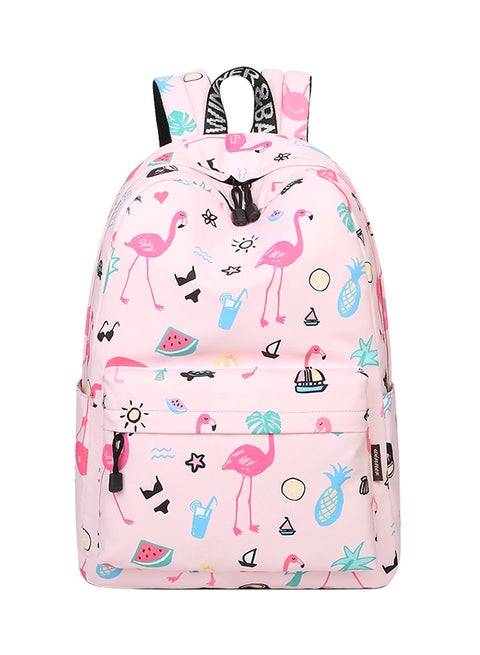 Lianz Backpack With Polyester Coating Pink