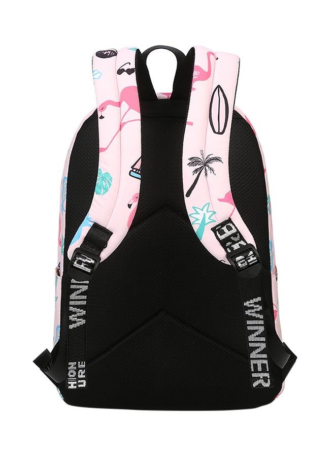 Lianz Backpack With Polyester Coating Pink