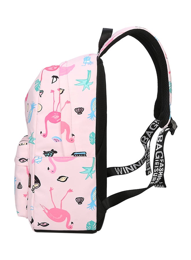 Lianz Backpack With Polyester Coating Pink