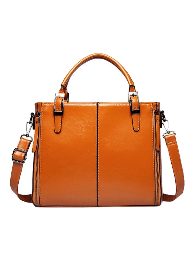 Customizable Strap Shoulder Bag Tan  - Image 1