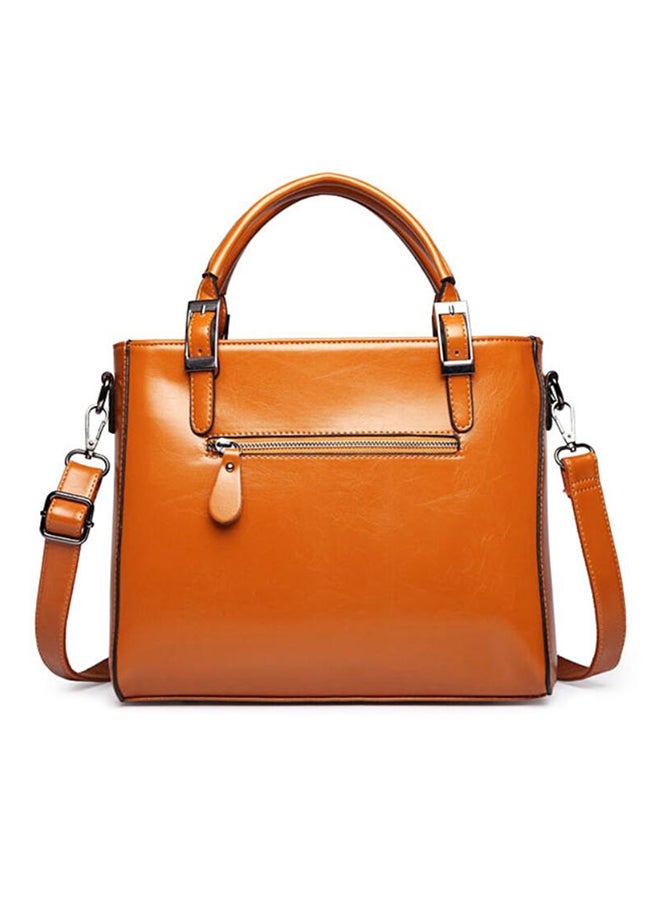 Customizable Strap Shoulder Bag Tan  - Image 2