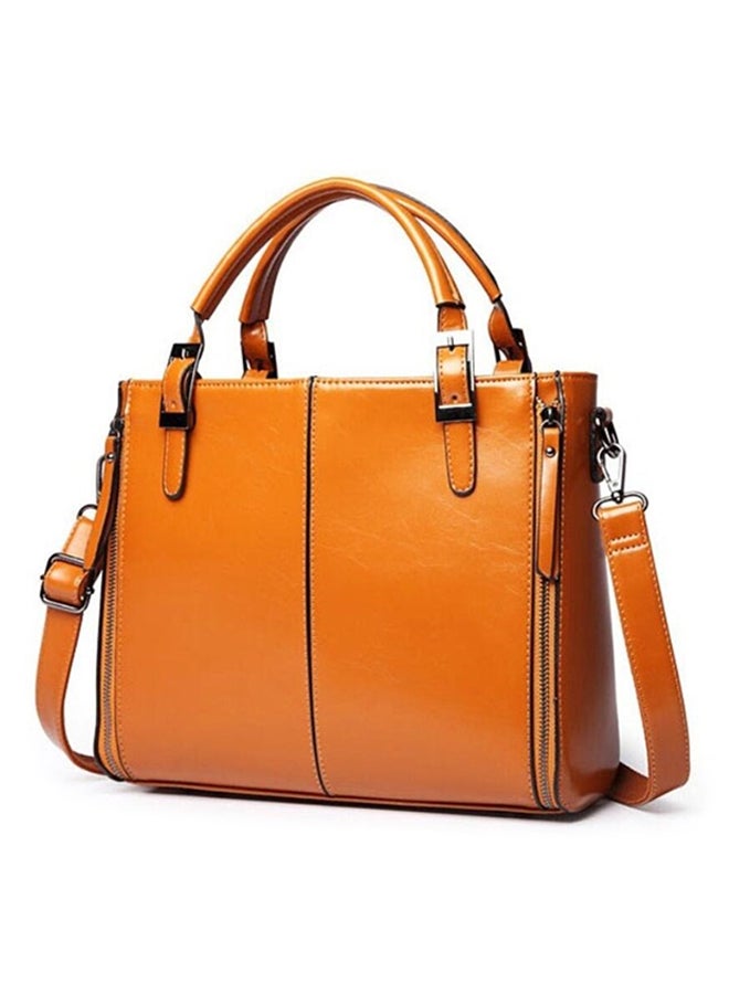 Customizable Strap Shoulder Bag Tan  - Image 3