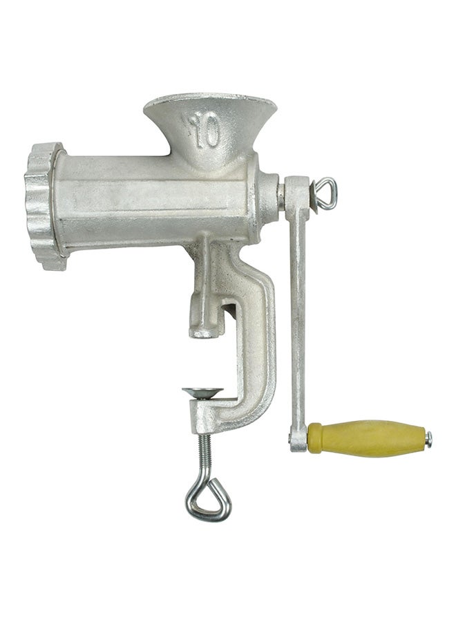 Generic Meat Mincer Silver/Yellow  - Image 1