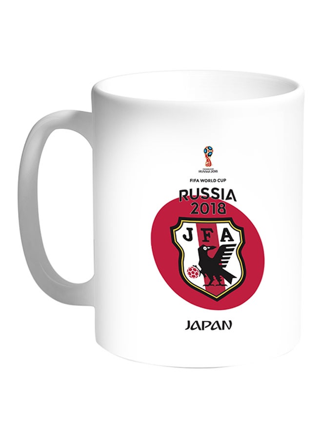 Decalac FIFA World Cup 2018 Japan Printed Coffee Mug White 