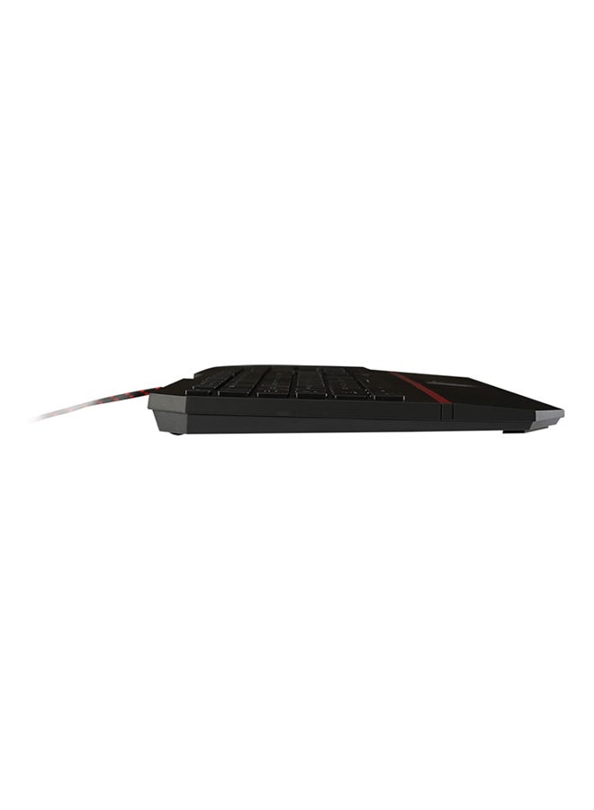MSI - Interceptor DS4100 Gaming Keyboard Black - Image 1