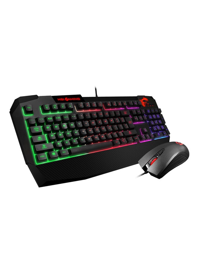 MSI - Vigor GK40 Gaming Keyboard And Mice Set Black - Image 1