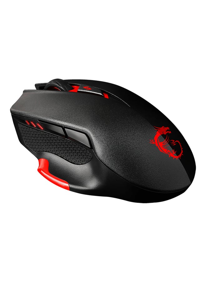 MSI - Interceptor DS300 Wired Gaming Mouse Black - Image 1