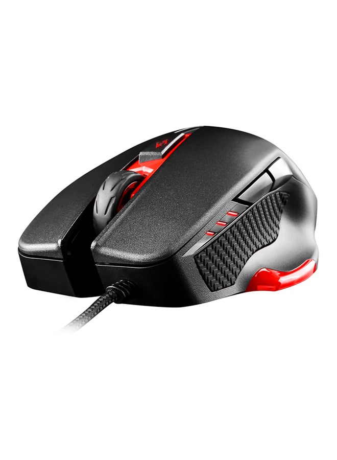 MSI - Interceptor DS300 Wired Gaming Mouse Black - Image 1